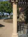 Outdoor Limestone Faux Columns